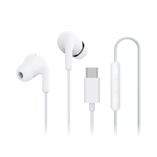 Xiaomi Type-C Wire-Controlled Earphone, White