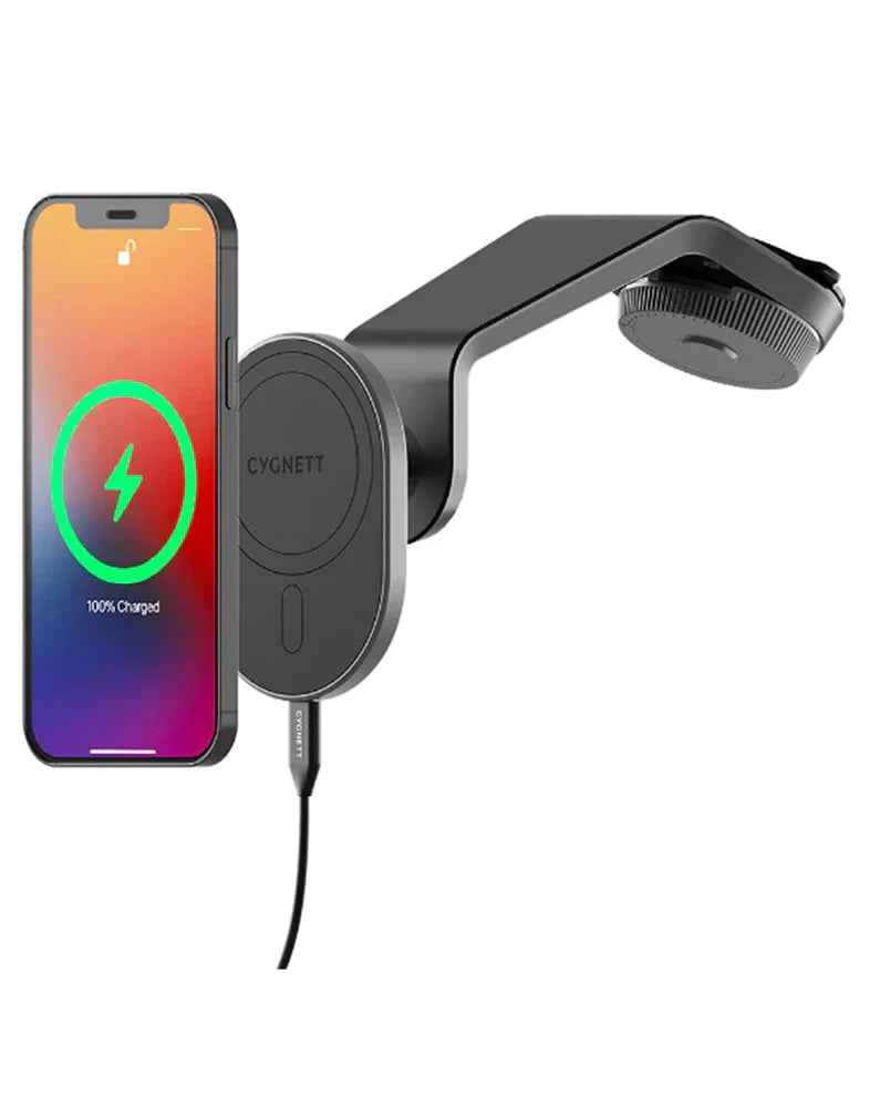 Cygnett MagHold Car 7.5W Wireless Charger Window