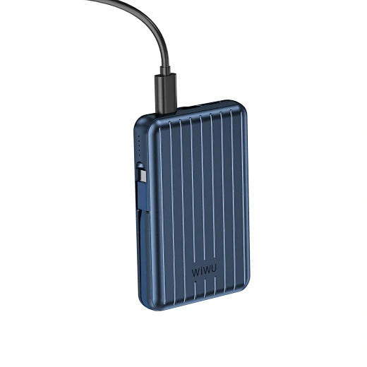 WiWU PP03 Trunk Magnetic Power Bank 10000mAh, Blue
