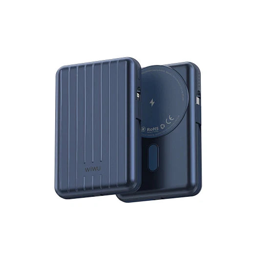 WiWU PP03 Trunk Magnetic Power Bank 10000mAh, Blue