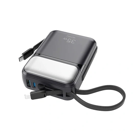 WiWU P036 Galaxy Power Bank 20000mAh, Black