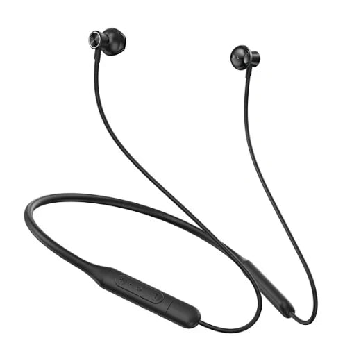 WiWU GB02 Shadow Wireless Neckband Earphone, Black (New)