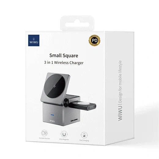 Wiwu Small square 3 in 1 charger