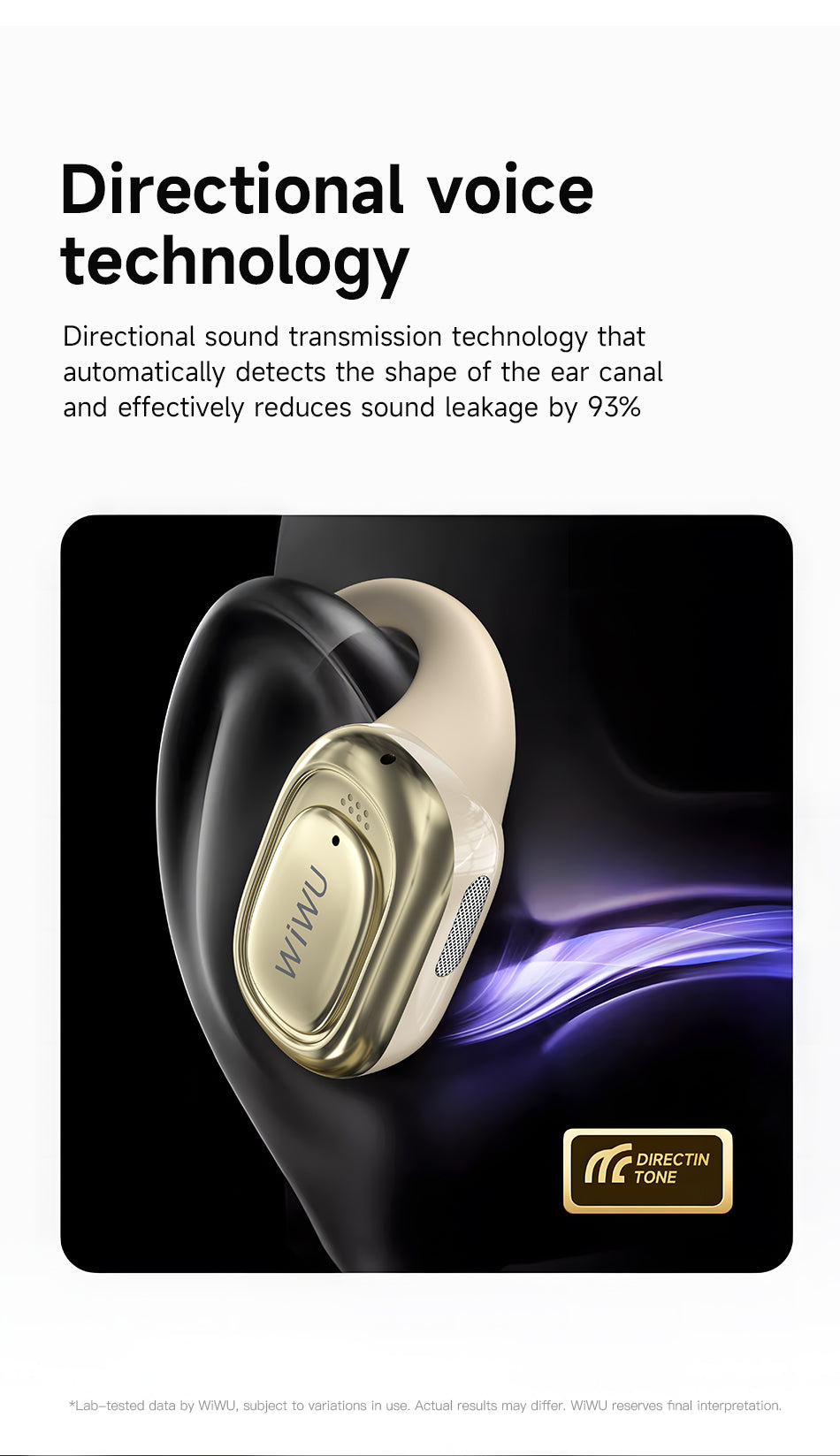 WiWU O500 Open Wearable Stereo, White