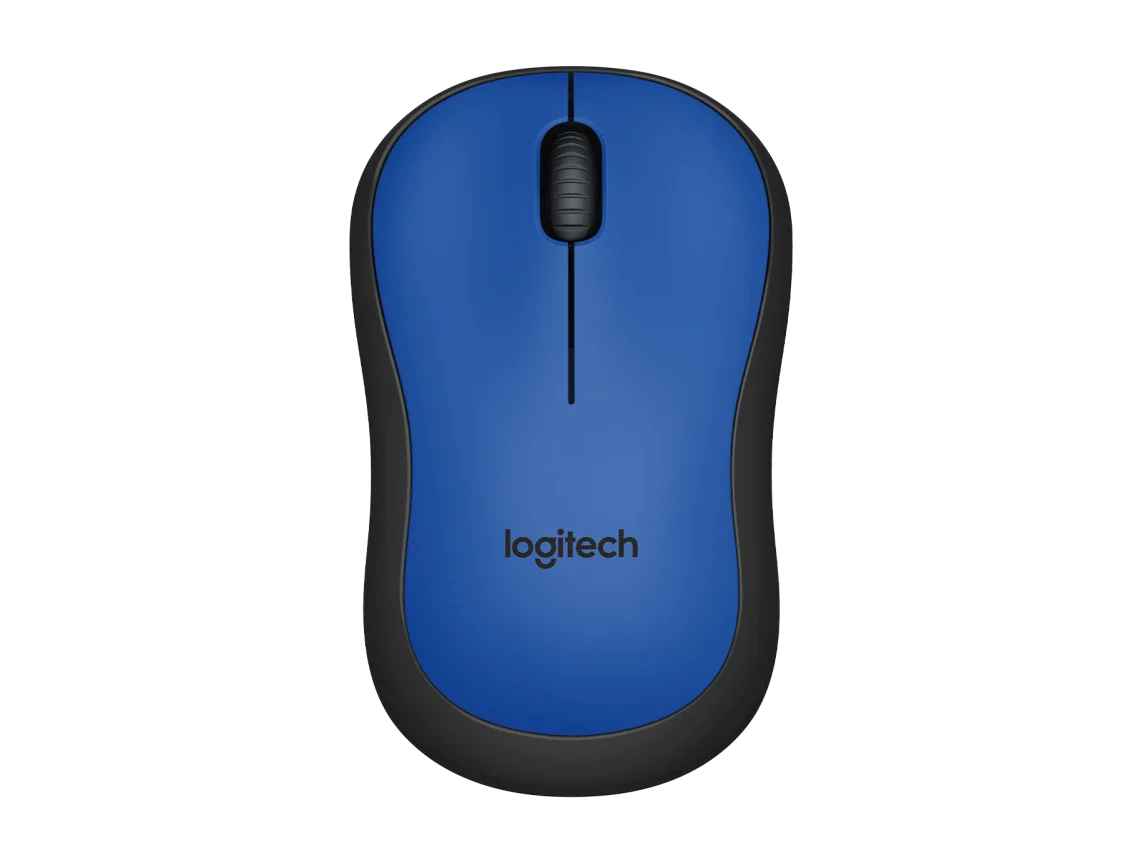 Logitech M221 Silent Wireless Mouse, Blue