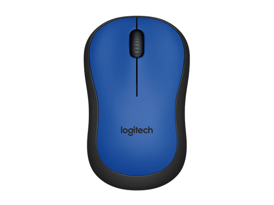 Logitech M221 Silent Wireless Mouse, Blue