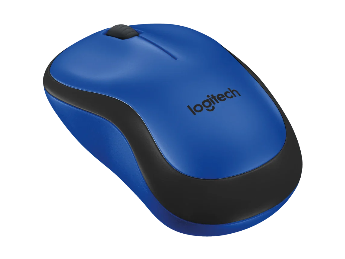 Logitech M221 Silent Wireless Mouse, Blue
