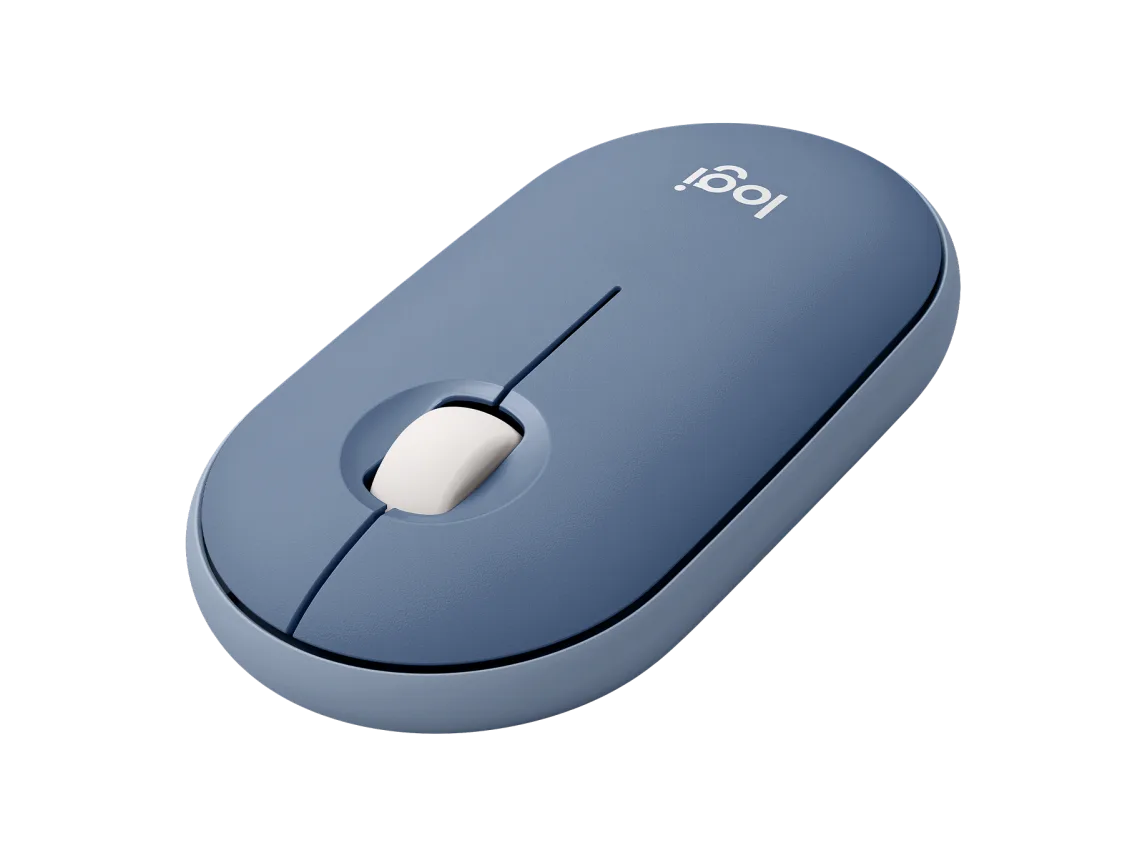 Logitech M350S Pebble BT Mouse (Blueberry)