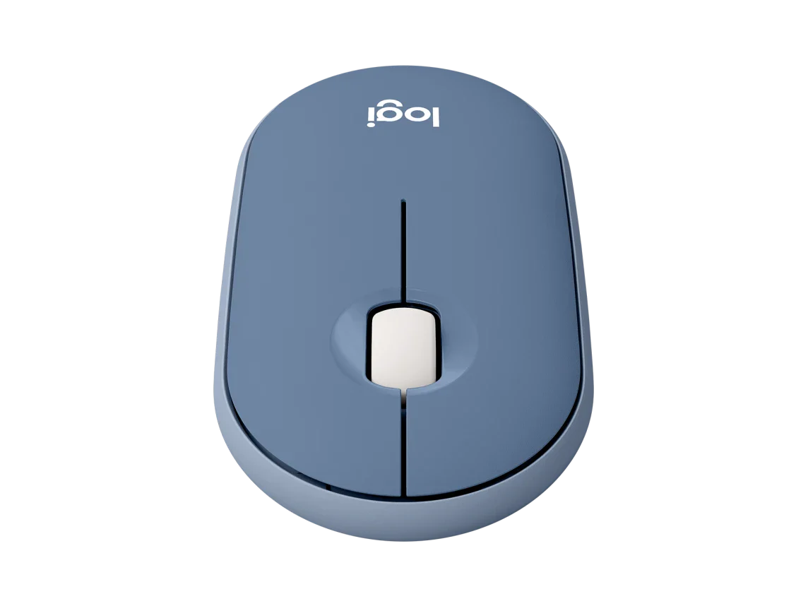 Logitech M350S Pebble BT Mouse (Blueberry)