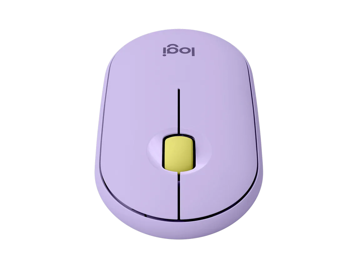 Logitech M350S Pebble BT Mouse (Lavender Lemonade)