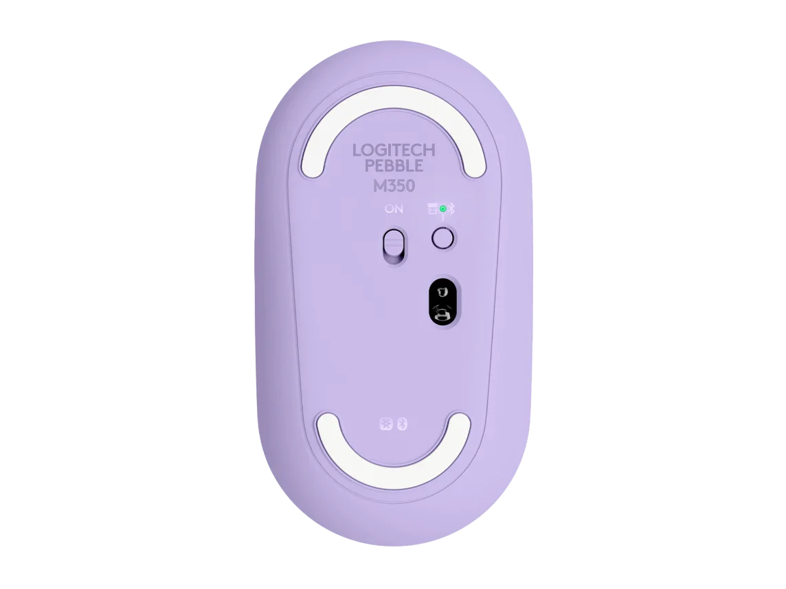 Logitech M350S Pebble BT Mouse (Lavender Lemonade)