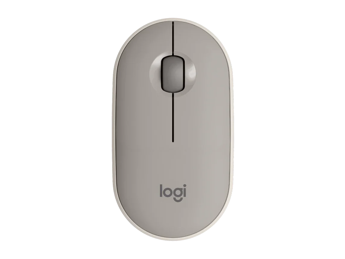 Logitech M350S Pebble BT Mouse (Sand)