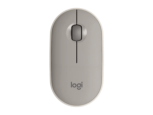 Logitech M350S Pebble BT Mouse (Sand)