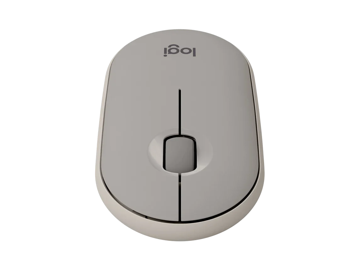 Logitech M350S Pebble BT Mouse (Sand)