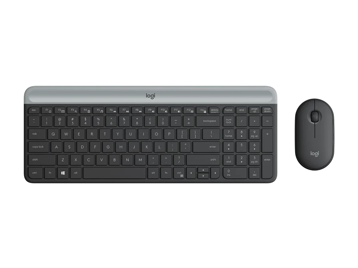 Logitech MK470 Slim Wireless Combo, Black