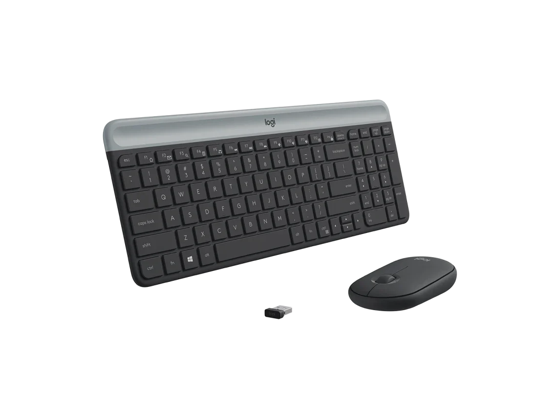 Logitech MK470 Slim Wireless Combo, Black