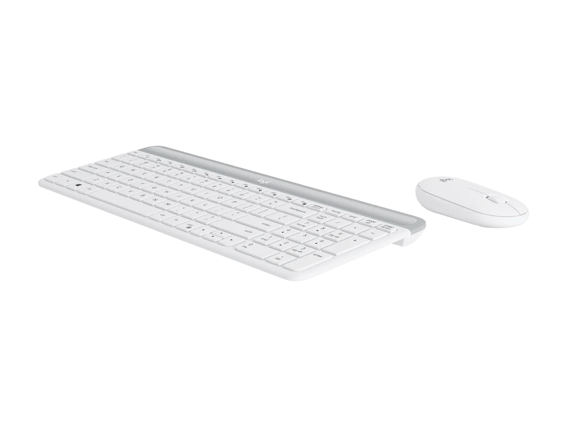 Logitech MK470 Slim Wireless Combo, White