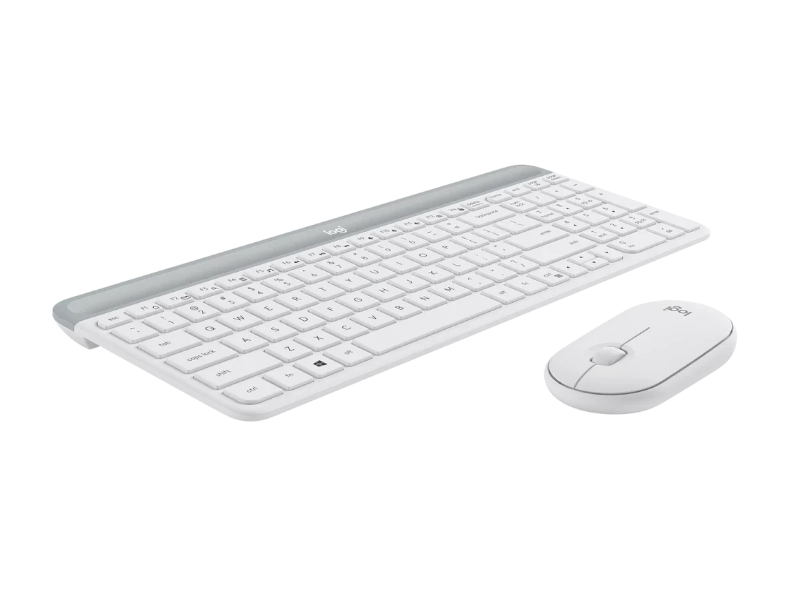 Logitech MK470 Slim Wireless Combo, White
