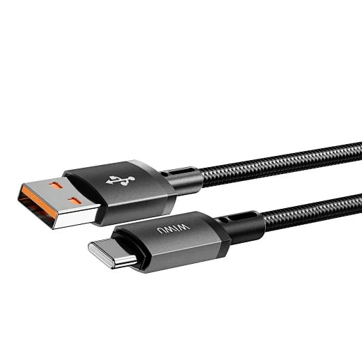 WiWU Wi-C054 USB-A to USB-C Cable, 1M Grey (New)